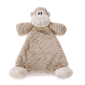 Demdaco Unisex Meekie Monkey Lovie Rattle Blankie Plush Cozies Security Blanket